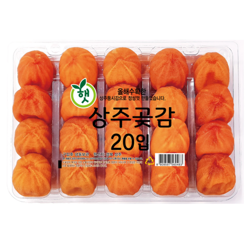 자연팜_상주실속곶감20입(팩), 600g, 3개