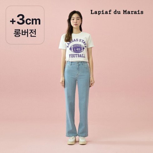 라삐아프 데님 숏츠 3종 24SS - 라삐아프 NEW 스트레이트데님 3종 +3CM 24SS