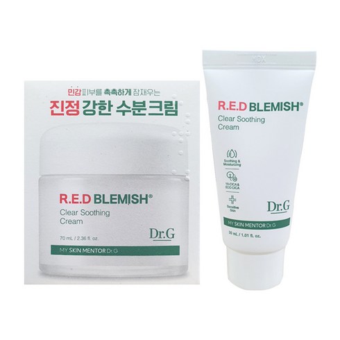 닥터지 레드 블레미쉬 클리어 수딩 크림 70ml + 30ml, 1세트