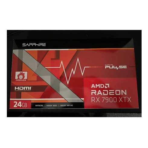 외장 그래픽카드그래픽 카드 사파이어 AMD RADEON RX 7900 XTX PULSE 24GB, 한개옵션0