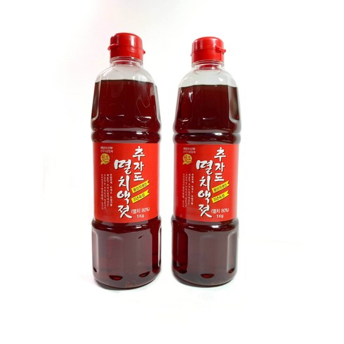 대양물산추자도멸치액젓, 1kg, 2개