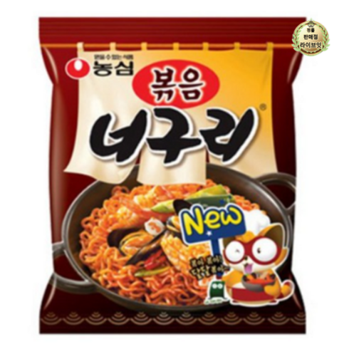 농심 볶음 너구리 137g 32개, 1세트