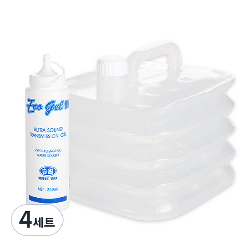 초음파젤5l - 승원 GEL 99 초음파젤 투명 5L + 250ml Bottle, 4세트