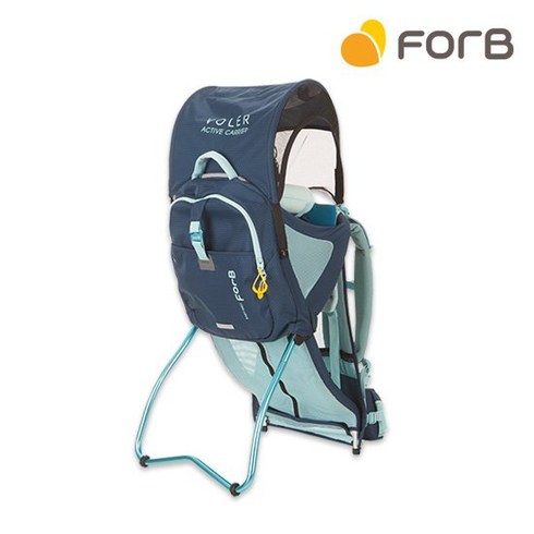 포브 볼레 아기 등산캐리어 백팩(캠핑의자 겸용)-네이비, 단품