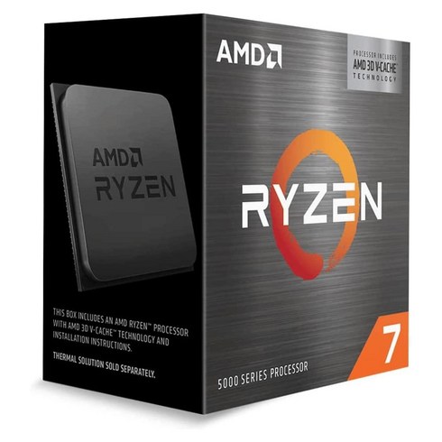 AMD Ryzen 7 5800X3D 8-코어 16-스레드 데스크탑 프로세서 AMD 3D V-캐시 기술, 프로세서 전용