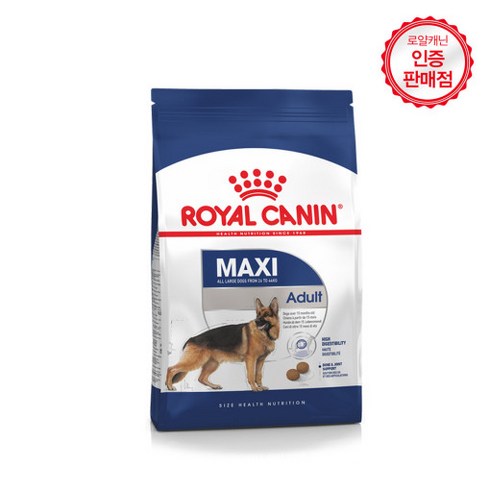 로얄캐닌 맥시 어덜트 관절 애견사료, 4kg, 1개