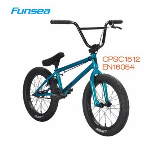 싸이클자전거 로드바이크 Funsea 광택 반짝이는 색상 자전거 BMX 자전거 스턴트 십대 어린이 여아 소년 CPSC1512 EN16054 18 인치, 2.Teal - 기타