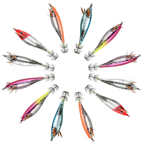 ScStar 홀로그램 수평 레이져 에기 6종 x 2p 세트 120g, 오렌지, 블루, 핑크앤옐로우, 레드, 실버, 핑크