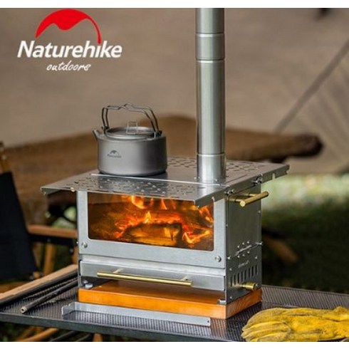 2023년 가성비 최고 네이처하이크화목난로 - 네이처하이크 휴대용 화목난로 장작 난로 항공특송