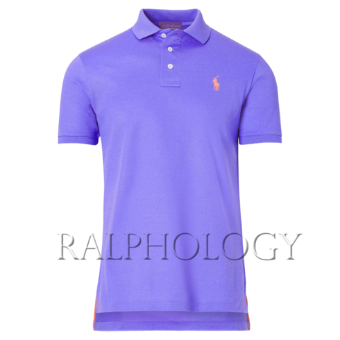 $350 랄프 로렌 퍼플 라벨 포니 로고 커스텀 슬림핏 피케 폴로 셔츠 새상품 택있음 남자 남방