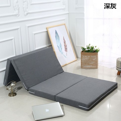 겨울철 두껍고 고밀도 스펀지 매트리스 접이식 침대 매트 다다미 매트 습기 및 추위 방지 바닥 깔기, 60x200, 두께 5cm