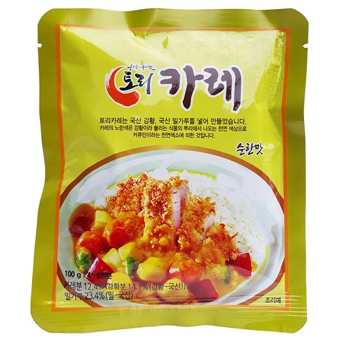 도치카레 - 토리식품 토리 순한맛 카레 100g 5개 이강산닷컴