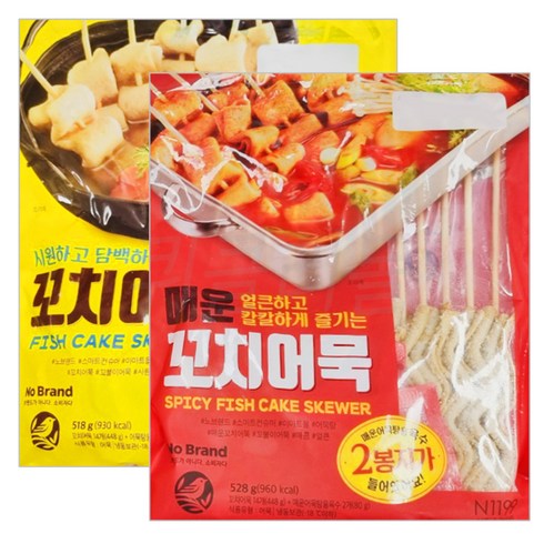 노브랜드 꼬치어묵518g +매운 꼬치어묵528g, 1개