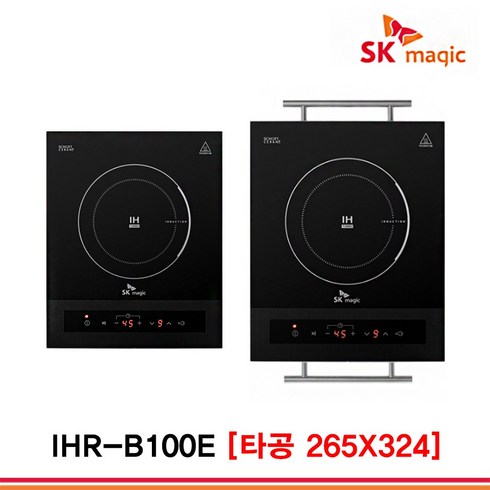 SK매직 1구 인덕션 빌트인 전기레인지 IHRB100E, IHR B100E