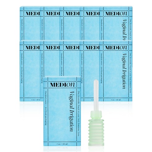 메디온 질세정기 의료기기 여성 질세정제, 11개, 50ml