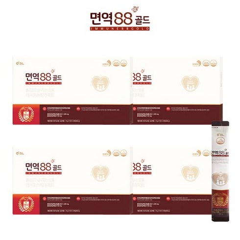 면역88 골드 4박스(총 224포), 4박스, 단품, 840g