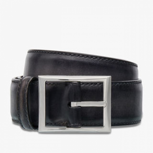 벨루티벨트 - 벨루티 벨트 C0002-VC Classic Alligator And Leather 35MM Belt