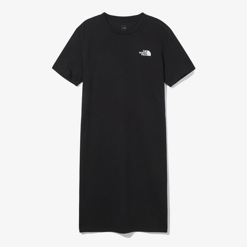 노스페이스원피스 - [국내정식매장] 노스페이스 원피스 The North Face WS ESSENTIAL S/S MIDI DRESS - BLACK