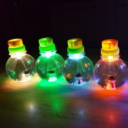 2023년 가성비 최고 가습기 만들기 - 유앤아이사이언스 led광섬유 스노우볼만들기(5인용) 과학, 5인용