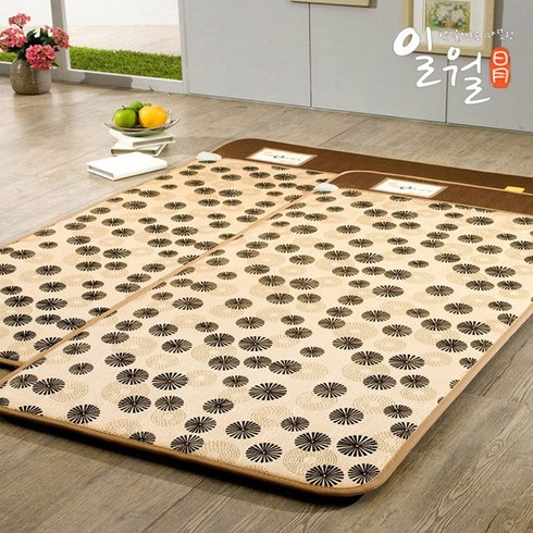 2023년형 일월 디지털 뉴숯황토방 전기매트 무자계열선 분리난방 전기장판 온열 황토 매트 전원차단, 일월 뉴숯황토방 싱글+더블