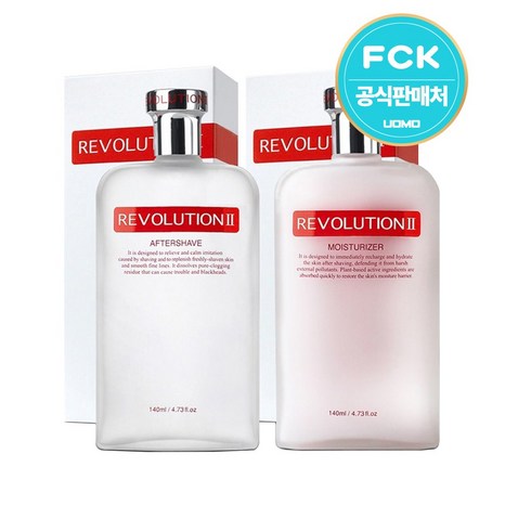 [FCK] 레볼루션II 1+1 단품 (스킨1개+로션1개) 휠라 남성화장품, 2개, 140ml