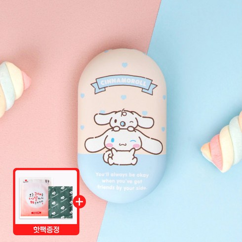 2023년 가성비 최고 디즈니손난로 - (핫팩증정)손난로보조배터리 양면발열손난로 충전식손난로 캐릭터손난로 디즈니손난로 산리오손난로 미니언즈손난로 도라에몽손난로 쿠로미손난로 푸손난로 usb충전용, 산리오손난로-시나모롤(핫팩증정)