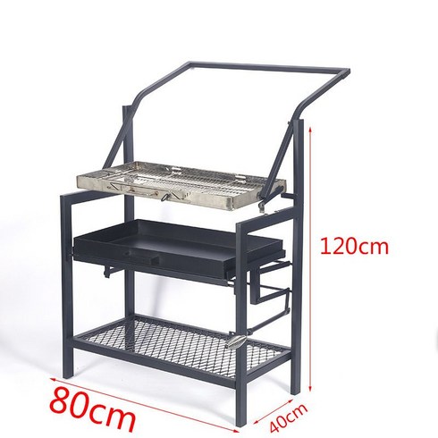 회전그릴판 바베큐 그릴 캠핑 뒤집는 손잡이