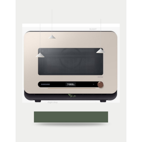 삼성전자 BESPOKE 큐커 22L 방문설치, MO22A7797CF1(글램 베이지)