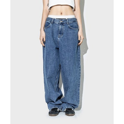 펀치드렁크파티즈 Misfits Jeans BLUE
