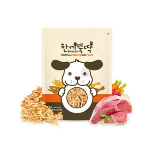 한끼뚝딱 황태와 소고기 반려동물 습식사료, 3kg, 1개
