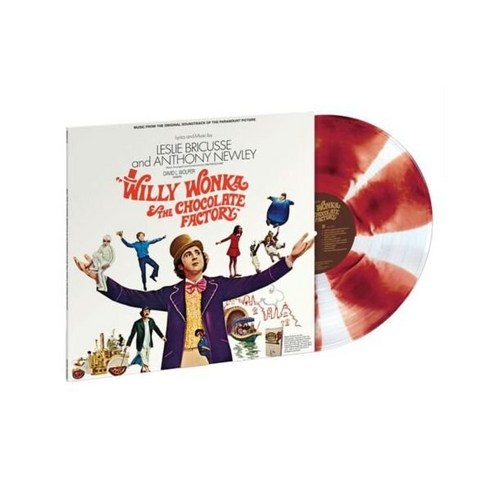 Willy Wonka the Chocolate Factory RED WHITE SWIRL vinyl LP 레코드 soundtrack