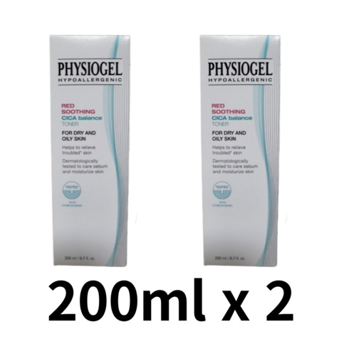 [피지오겔] 레드수딩 시카밸런스 토너 200ml, 1개, 400ml