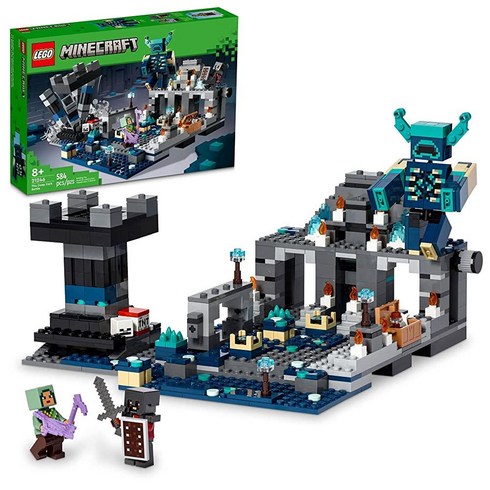 레고21246 - LEGO 마인크래프트 딥 다크 배틀 세트 21246 바이오메 어드벤처 장난감 소장 피규어가 있는 고대 도시 폭발탑 및 보물 상자 만 8세 이상 아동용164846