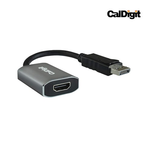 칼디짓 CalDigit DP to HDMI 액티브 젠더 컨버터 4K 60Hz, 액티브 DP to HDMI