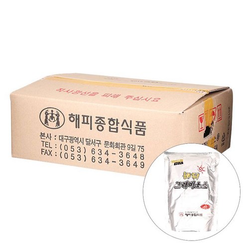 그레이비소스 - 그래비소스 2KG해피 BOX(6), 2kg, 6개