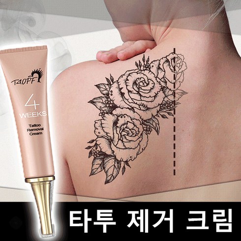 타투 지우기 - 문신 지우기 크림 문신을 효과적으로 지우는 눈썹 문신 제거제 JOYLAUD, 13g*2, 1개