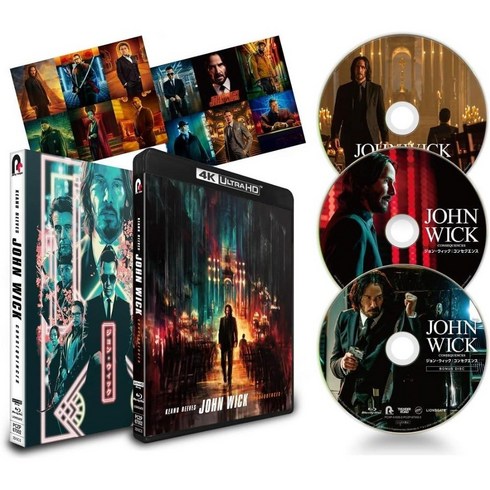 존윅 컨셉 영화 일본 4K ULTRA HD + Blu-ray 블루레이