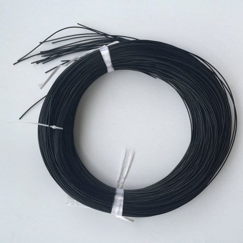 스쿼시줄 - 테니스 스트링 거트 스쿼시 줄 나일론 10m for tennis rackets soft training tennis wire flexible wire elastic, 02 Black, Black