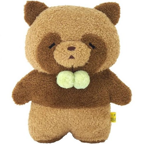 선레몬 후와후와 탓톤 너구리 인형 M 브라운, 너구리(M)