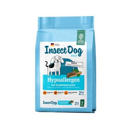 그린펫푸드 어덜트 인섹트도그 하이포알러지 건식사료, 알러지예방, 2kg, 1개
