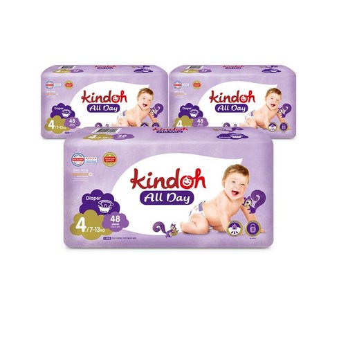 킨도 프리미엄 뉴올데이 밴드형 기저귀, 5단계, 138매