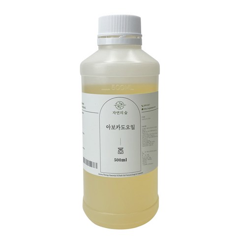 자연의숲 아보카도오일 (천연 비누 화장품 원료), 1병, 500ml