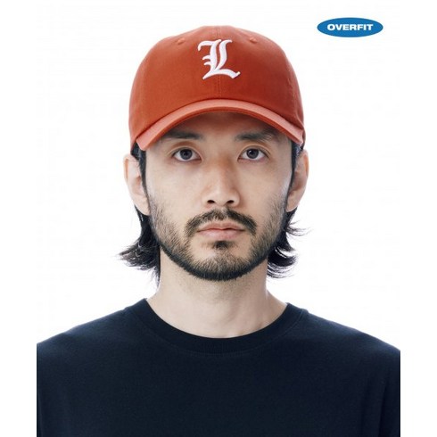 루오에스팩 엘 로고 볼캡 오렌지