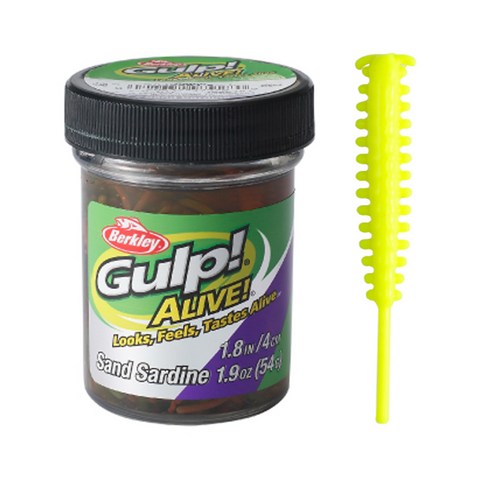 2023년 가성비 최고 스킷조웜미트 - 버클리 소프트루어 샌드사딘 샌드웜 5.08cm 미드 샌드웜범용, 샌드사딘 4.572cm_차트루즈, 54g