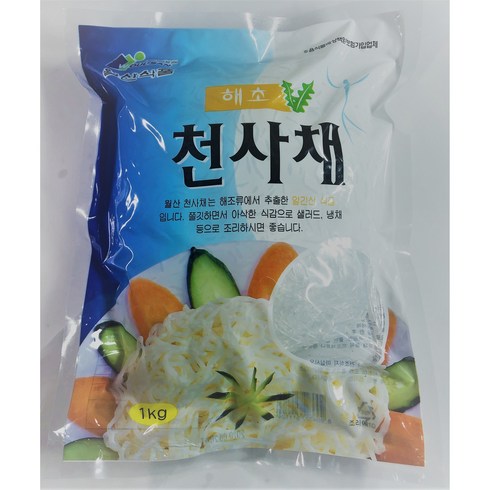 월산식품 50년 전통 천사채 (굵은사이즈 샐러드용) / 1kg, 3개