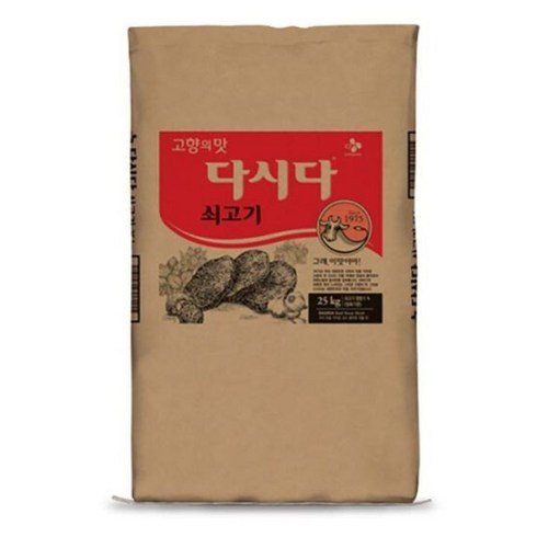 백설 CJ 쇠고기 다시다 25kg, 1개