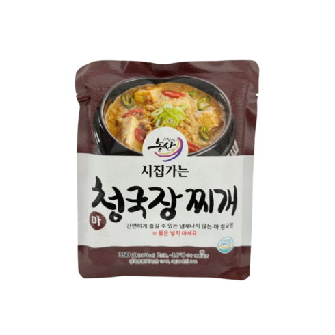 시집가는 농산 시집가는 마 청국장 350g 5개 10개, 10, 개*