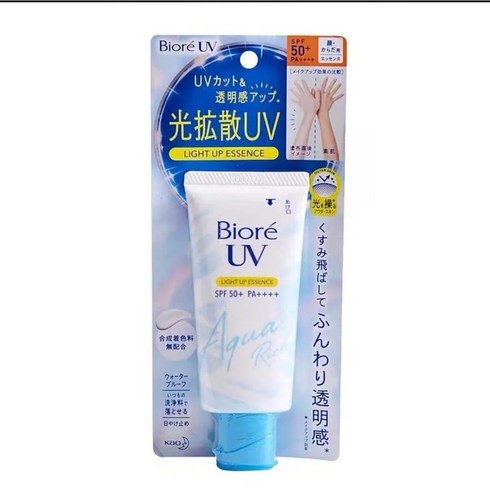 [bes] NEW Light up 에센스 biore UV 비오레 톤업 UV 에센스70g 선크림 SPF50+ / PA++++최저가, 70g, 1통