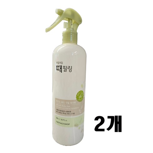 때필링 - 더페이스샵 보들보들 때필링 바디스크럽, 500ml, 2개