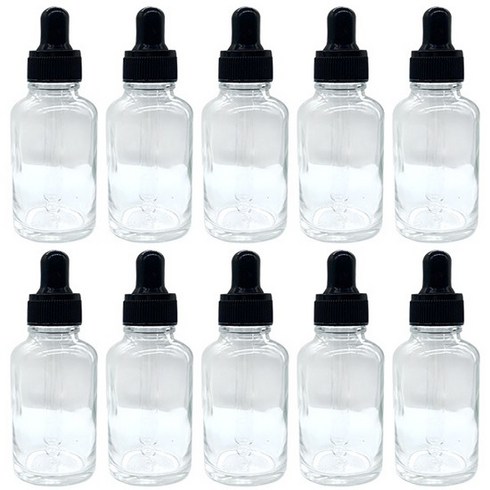 투명 유리 엠플 스포이드 공병 오일 용기 10개세트, 10ml 10개세트, 10개